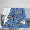 Totals Dramas Cartoon Blankets Fuzzy Awesome Soft Throw Blankets for Home Restaurant Winter