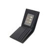 Daks Black Leather Dd Logo Classic Bi Fold Wallet