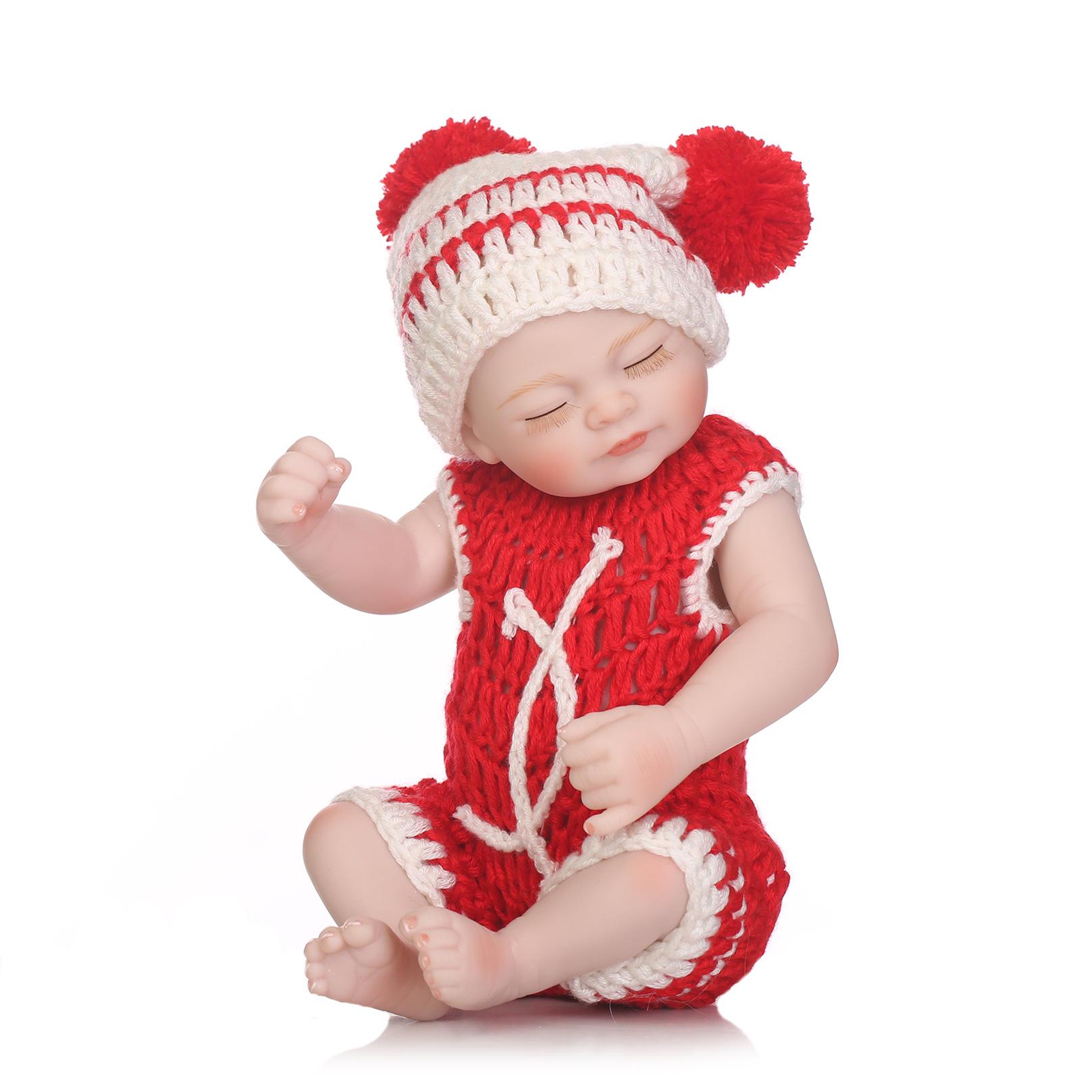 NPK Silicone Realistic Baby Doll for Role-Playing 27 cm