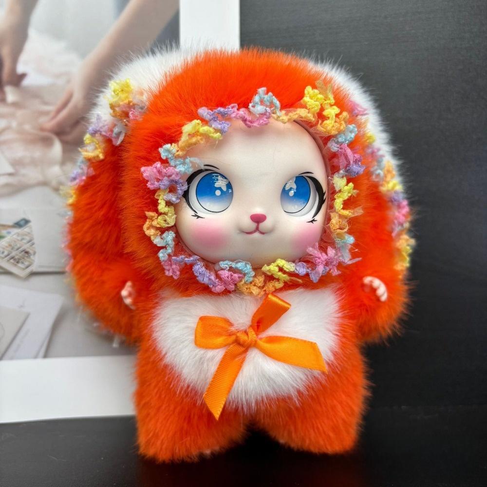 Bag Hanging Bunny Doll Pendant Ornaments Car Key Ring Cartoon Rabbit Plush Keychain  Party Decor
