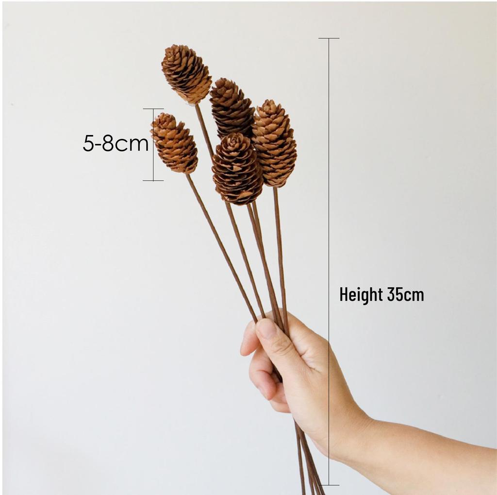 High-End Wabi-Sabi Dried Flower Decor: Natural Reeds & Wheat for Living Room or Homestay.