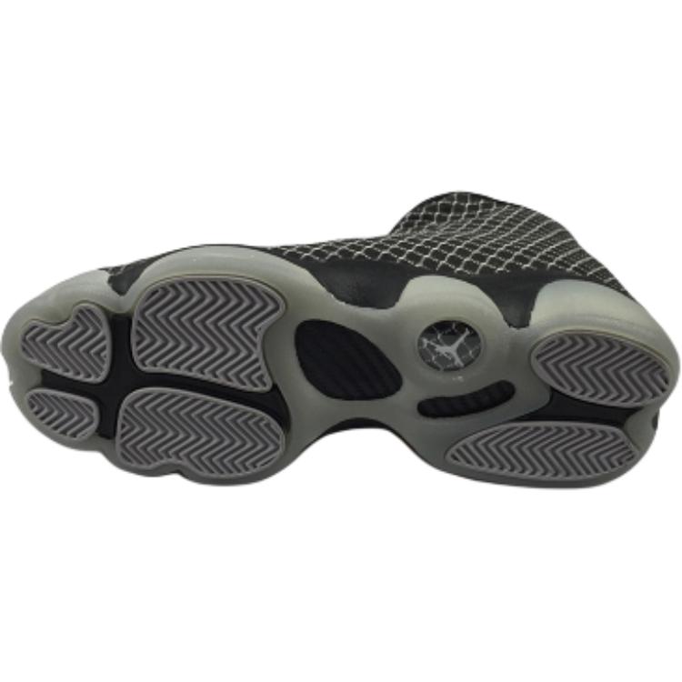 Jordan Horizon Abrasion Resistant Abrasion Resistant High top Children's Basketball Shoes Black Teenagers 823583-010