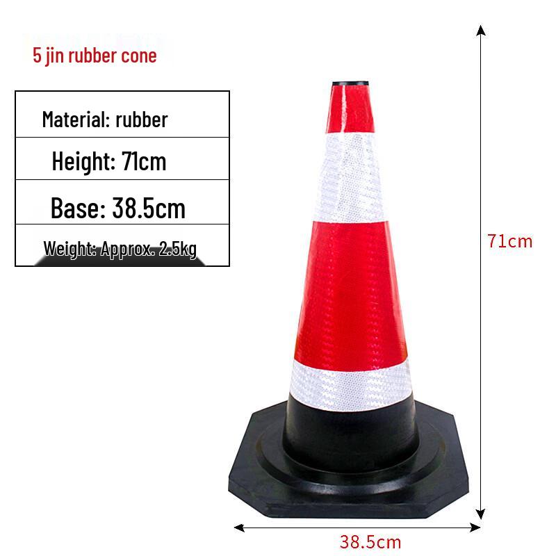 DAXTE Rubber Traffic Cones