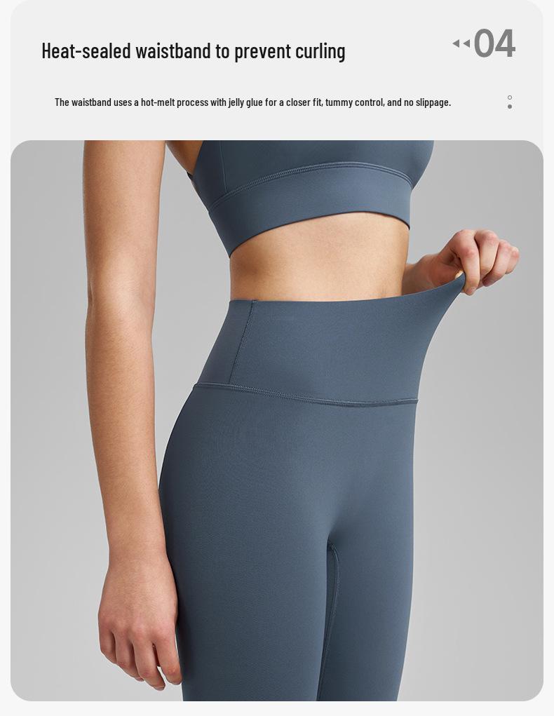 Autumn 2025 Women's Two-Piece Fitness Set: Lycra Yoga Capris & Sports Bra