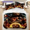 Halloween Horror Characters Set Bedding 1 Duvet Cover 2 Pillowcase Without Core Bedding Set Duvet Cover And Pillowcase Soft And Comfortable