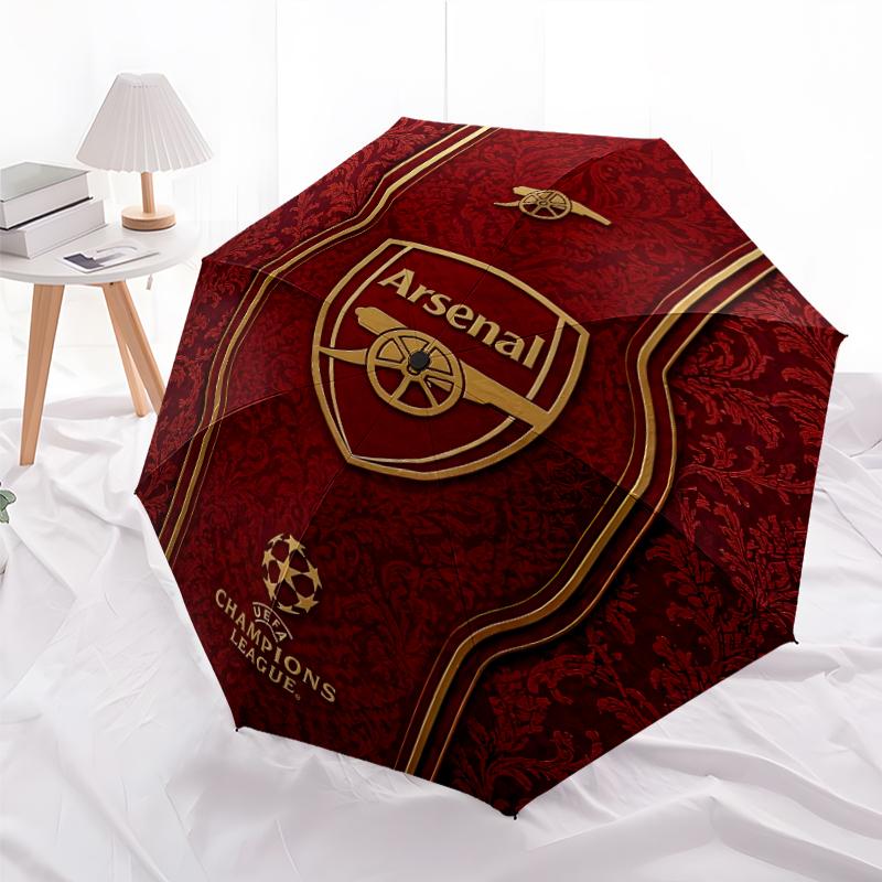 1pc A-Arsenal12 Umbrella, Sun Protection, And UV Shielding. It Has Eight Sturdy Ribs for Outdoor Use And Perfect As a Holiday Gift
