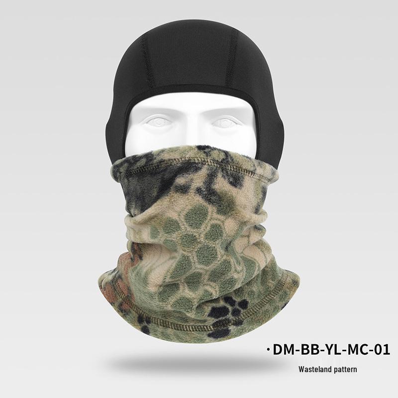 Wozan Windproof Fleece Hat & Neck Gaiter for Autumn/Winter Cycling & Skiing One Size