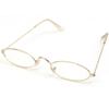Ins Trendy Small Oval Metal Frame Eye Glasses Women Men Korean Fashion Retro Gold Silver Color Eyewear Anti Blue Light Glasses
