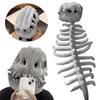 Dinosaur Skeleton Headgear Adult Children's Costume Props Dinosaur Cosplay Helmet Plush Masks Toys Dinosaur Park Accessory