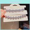 Geometric Zircon Square Adjustable Bracelet For Women Fashion Jewelry Gift Idea
