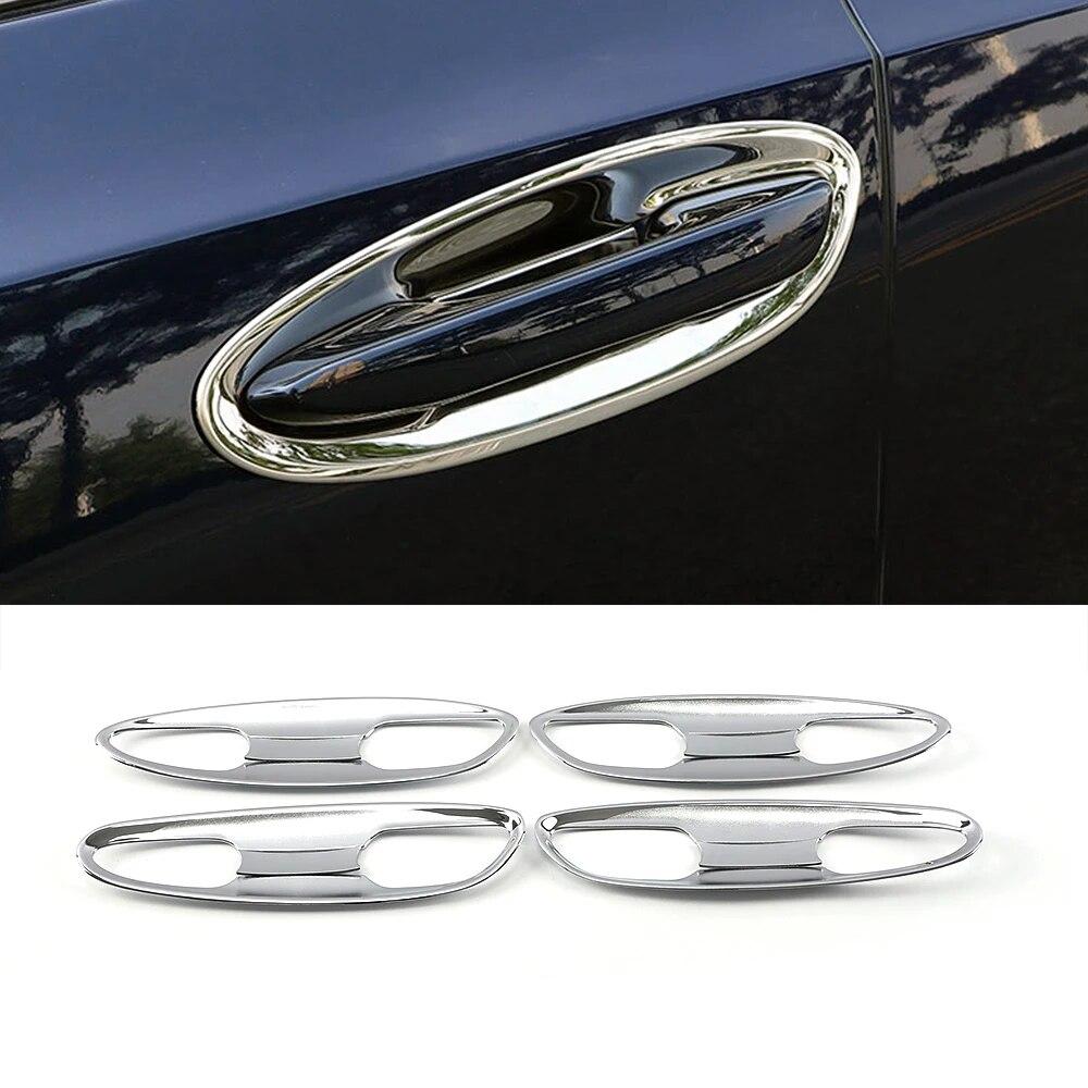For Lexus ES ES200 ES250 ES300 ES350 2018 2023 Exterior Modify Chrome Door Handle Bowl Cover Trim Car Styling Refit
