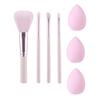 Sada štětců na make-up se 3 houbičkami na make-up pro tekutý make-up, pudry, korektory, tvářenku, aplikátor na oční stíny Dárky na Valentýna