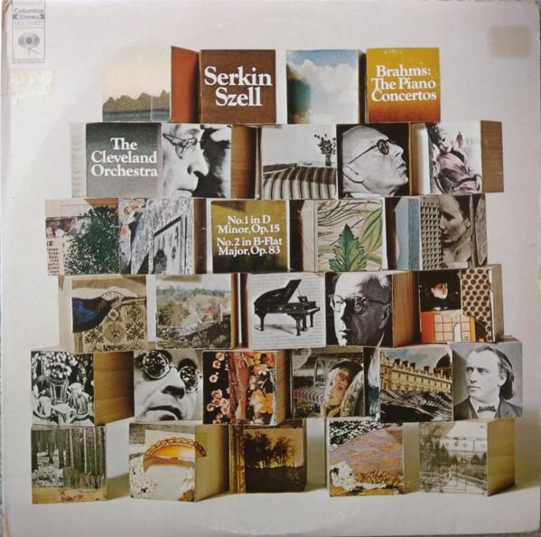 LP Record RUDOLF SERKIN / GEORGE SZELL, JOHAN - Brahms: The Piano Concertos MG31421 Columbia Master 1972 US Classical Used