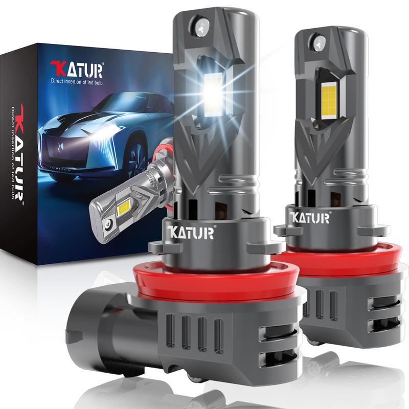 

Katur 2x H11 H8 H9 Led Car Headlight Mini Size 20000Lm 6000K With Fan Canbus Super Bright Fog Lamps For BMW F48 F39 F26 F15 H8 H9 H11