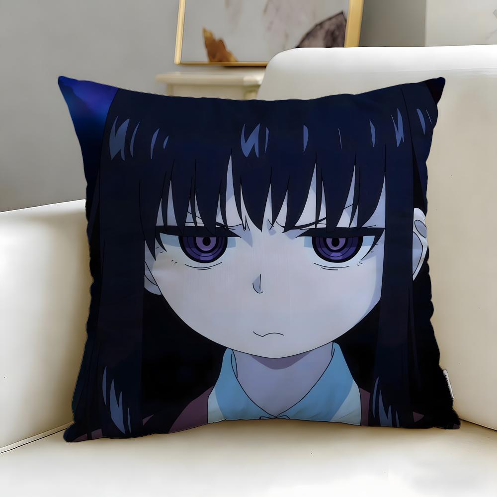 anime Kaii to Otome to Kamikakushi Cushion Cover Soft EasyWash Pillow Case Versatile for Couch Bed Travel and Office
