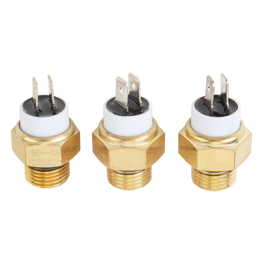 3pcs Engine Radiator Coolant Fan Temperature Sensor Switch M16x1.5MM Water Temp Switch for CB250 CB600 CBR600 CB900
