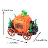 Halloween Halloween Pumpkin Carriage Figurine Animal Small Particle Building Block Diy Children'S Educational Toy Gift