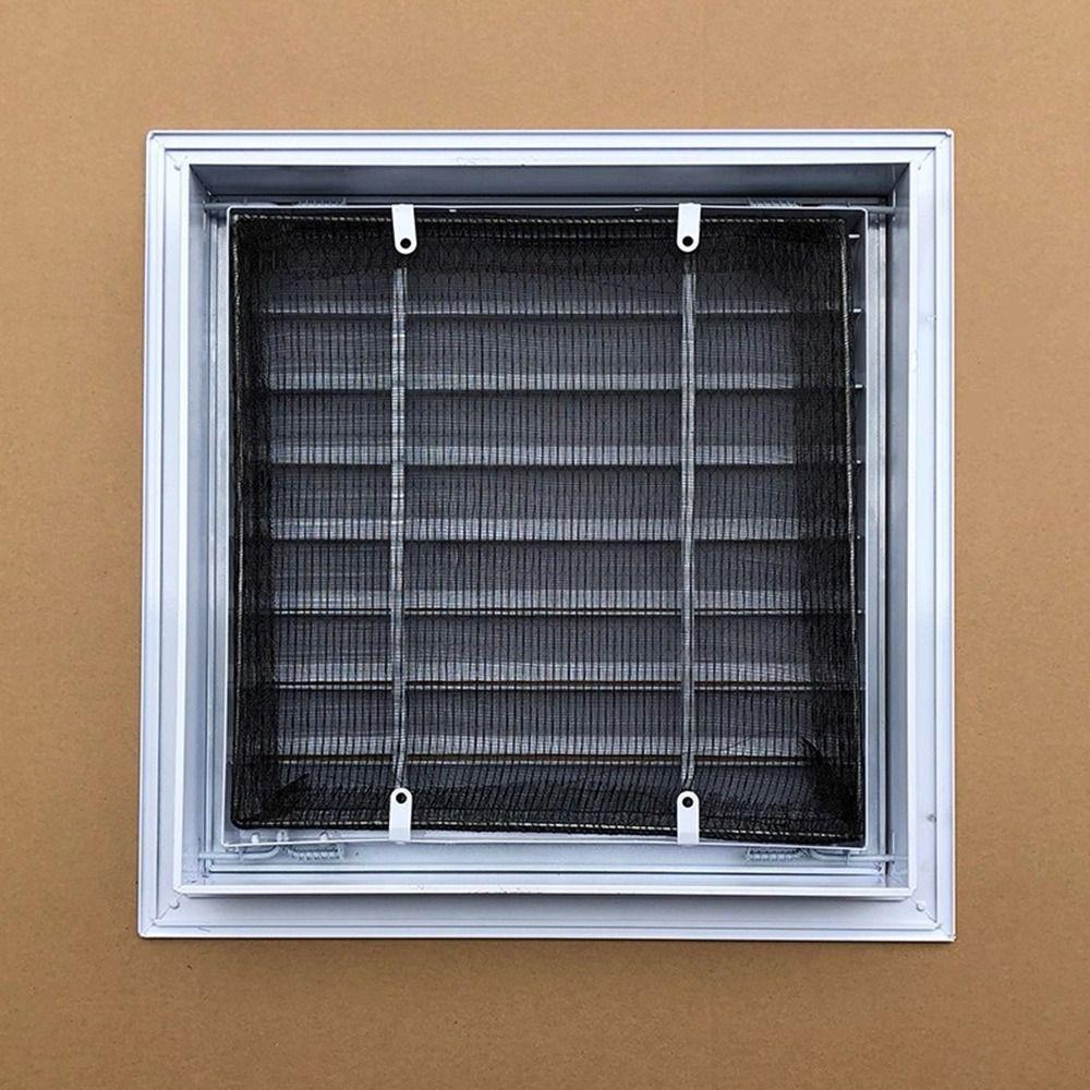 Square Air Vent Grille Aluminum Alloy Gable Wall Shed Vent New Vent Cover Houses
