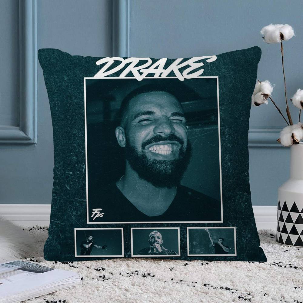 Singer DDrake For Hip Hop Pillow Cover for Bedroom Room and Living Room Sofa Decorative Cushion Cover