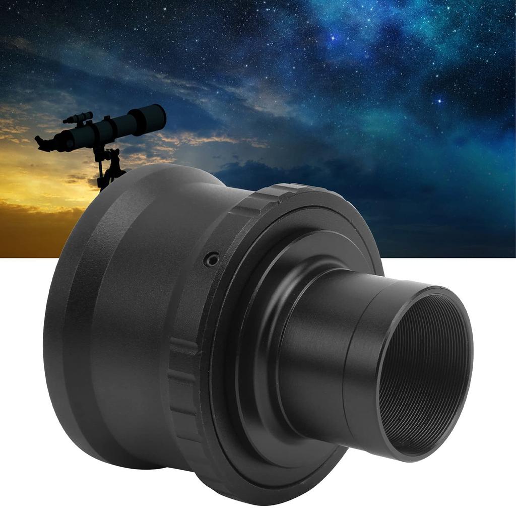 Vbestlife Telescope Adapter Ring Inch Astronomical Telescope Ring Adapter for Sony Mirrorless Camera 1.25 T-Mount E-Mount