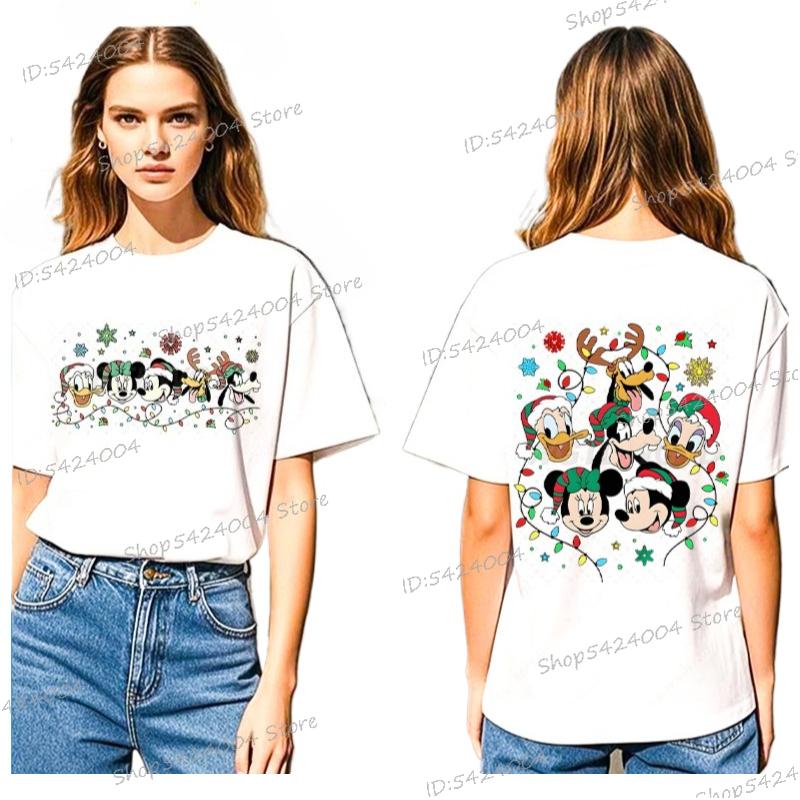 Christmas Mickey Mouse Shirt Mickey Friend Christmas TShirt Merry Christmas Women Men Tshirts