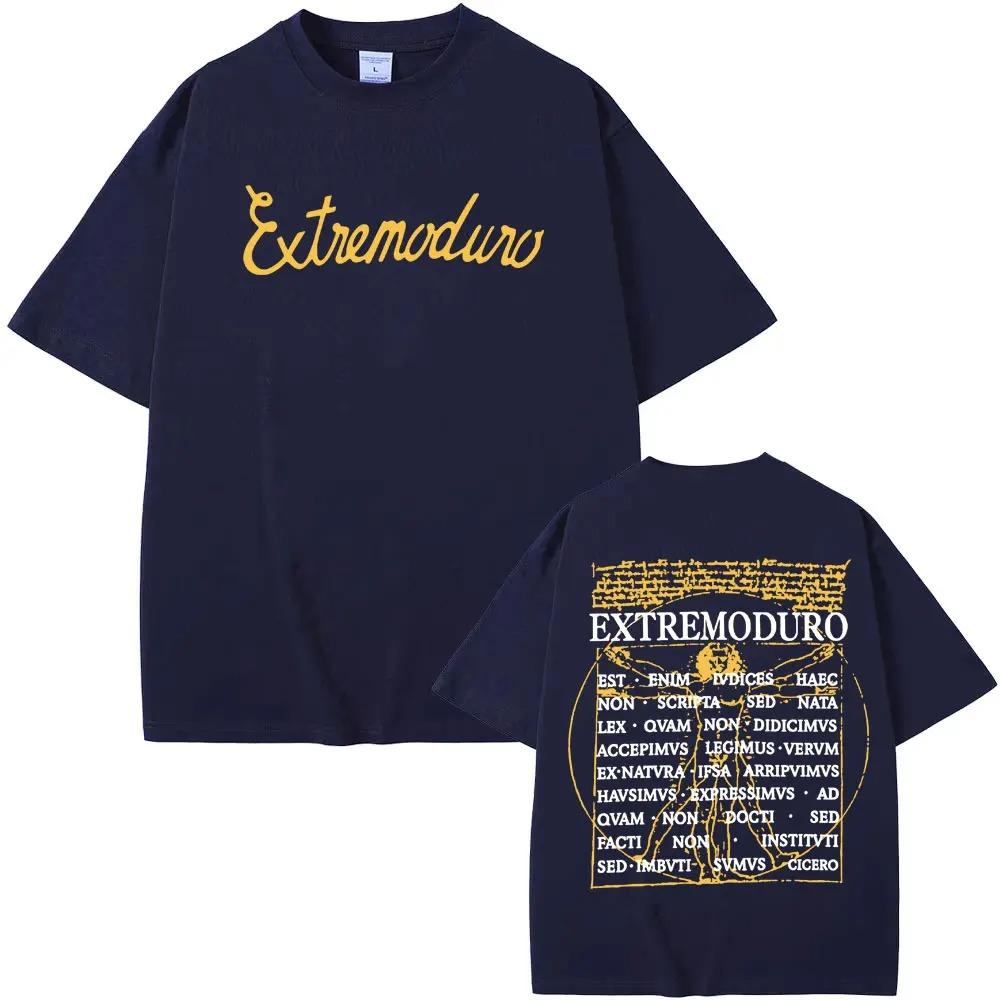 Rock Band Extremoduro 2026 Tour Concert Graphic TShirt Mens Trendy Street Pop Music 100 Cotton Casual Women And Men Tshirt