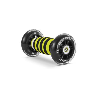 TRIGGERPOINT Nano LTE Multi Massage Roller Black Lime, Compact EVA Self Massage Roller for Feet, Forearm, Calf and Travel