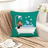 Bigmouth P-Paul  F-Frank-PF Pillow Case Square Double-Sided Sofa Cushion Cover Bedroom Bedside Pillow