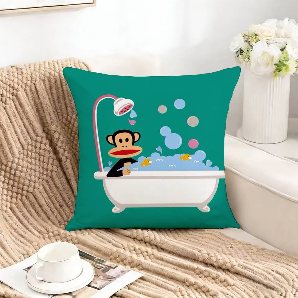 Bigmouth P-Paul  F-Frank-PF Pillow Case Square Double-Sided Sofa Cushion Cover Bedroom Bedside Pillow