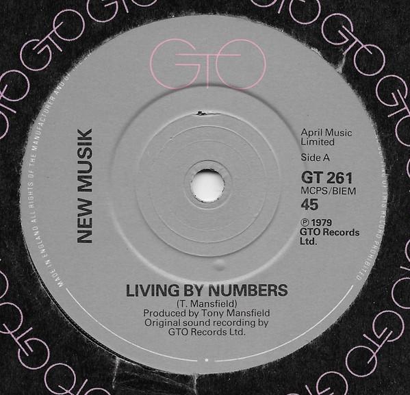 

7inch Record NEW MUSIK - Living By Numbers GT261 GTO 1979 UK Dance & Electronica Used