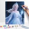 Disney Frozen Elsa Character Digital Oil Painting Art Kit Hand Painted Home Decor