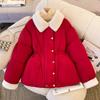 Season down cotton clothes women's small cotton clothes waist jacket tide