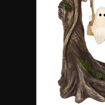 Halloween Cute Ghost Tree Swing Decor Swing Ghost Halloween Figurines Table Decor Spooky Halloween Decorations Party Supplies