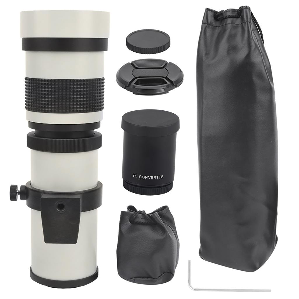 420800mm F8.316 Manual Focusing Zoom Telephoto Lens Telescope for EFS Mount Camera