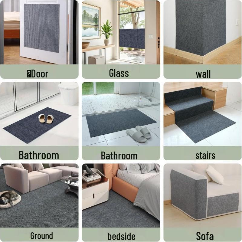 Trimmable Self-Adhesive Cat Tree Carpet Mat for Scratching and Climbing