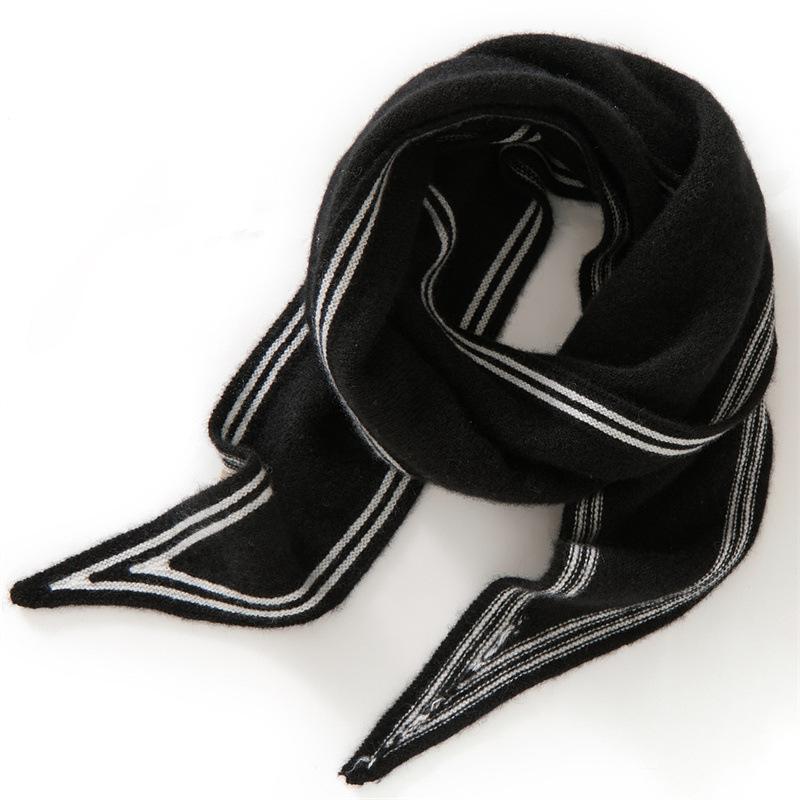 Women s 100% Pure Cashmere Triangle Scarf - Autumn/Winter Fashionable, Versatile, Simple, Windproof Knit