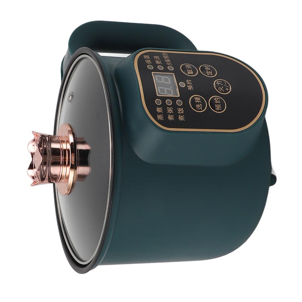 Electric Cooking Pot 1.8L 600W Portable Easy To Clean Noodle Ramen Pot for Home Office Party