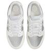Nike Dunk Low Next Nature Sheer Lace Metallic Platinum Women's Skate Shoes Sneakers IB7311-001