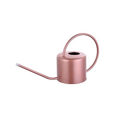 Creative Stainless Steel Watering Can Rustproof Leakproof Comfortable Watering Pot Long Nozzle 1.3L Spray Kettle Plants