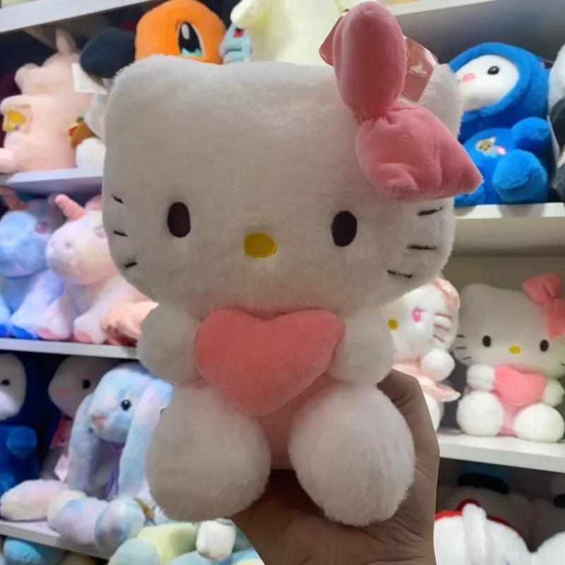 22cm Kuromi Pillow KT Plush Toy Girls Soft Stuffed Animal Toys Heart My Melody Cinnamoroll Stuff Doll Gifts
