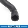 Engine Radiator Hose for BMW 750i 750Li 4.4L 2009-2012 No.17127575453 Cooling System Upper Coolant Water Hose Pipe for BMW 650i 4.4L 2012-2018 for