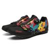 Foreign Trade Mountain Men's and Women's New Leisure Breathable Road Bicycle Lock Shoes Rubber Hard Sole Spinning Cycling Shoes