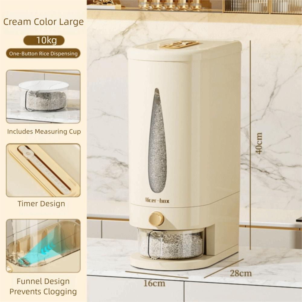 Moisture Proof Rice Storage Container Sealed and Fresh Cereal Containers  Pantry Storage