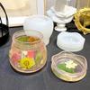 New Pudding Jar Storage Bottle Silicone Mold DIY Creative Candlestick Box Mold with Lid Epoxy Resin Casting Resin Mold