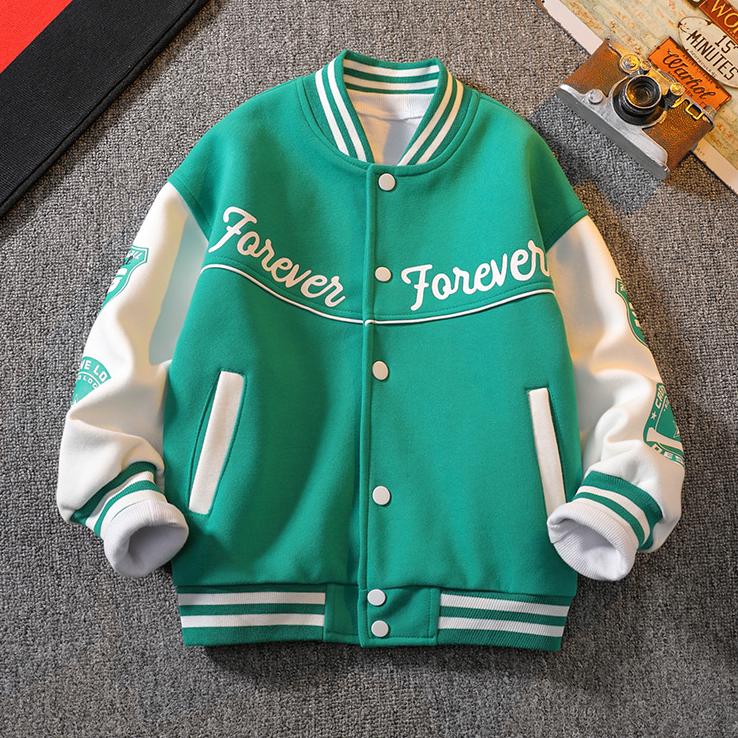 Dětský baseballový dres Podzimní oblečení Chlapecké Podzimní Jarní a Podzimní modely