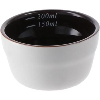 200ml Messanzug für Schröpfbecher Keramische Kaffeetasse U-förmige Kaffee-Bewertungstasse Messschüssel