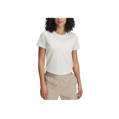 Branded Loose Fit Round Neck Short Sleeve T-Shirt Women Tops Off-White 1389745-279
