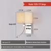 Modern American Fabric Wall Lamp with USB Charge - Hotel Bedroom Reading Light