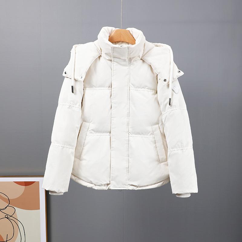 

Женские зимние пальто нового стиля в корейском стиле, универсальные, свободные, утолщенные, пуховые, хлопковые, пальто-пуховики, куртки на хлопковой подкладке XL