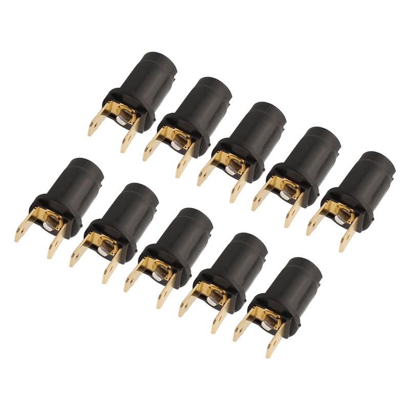 10pcs/set Car Side Light Bulb Holders trument Lights Lamp Bases 170790 85785055 For 6V/12V/24V Ba9s 989/233 Bulbs